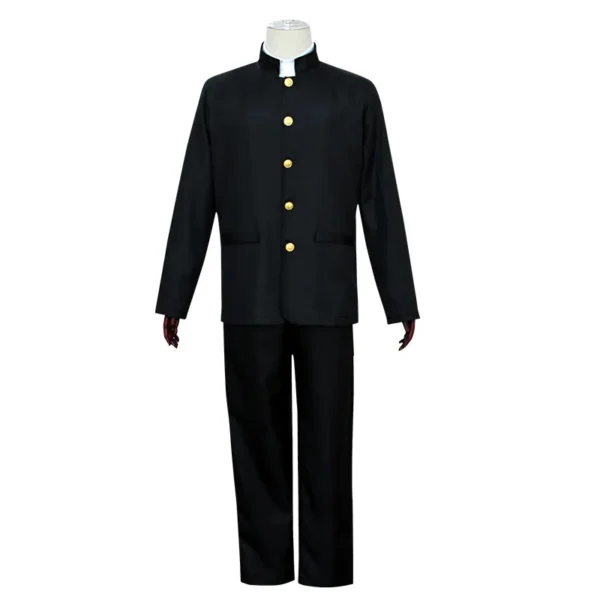 Mob Psycho 100 Mobu Saiko Hyaku Kageyama Shigeo Cosplay Costume  Men Daily Casual black Gakuran Suits Coat Pants School Uniform - Image 3