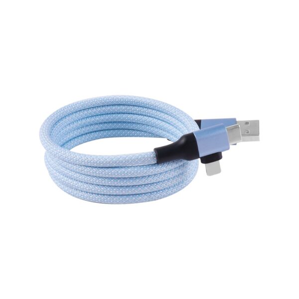 Magnetic data cable fast charging 60w dual input dual output multifunctional magnetic charging cable type-c - Image 3