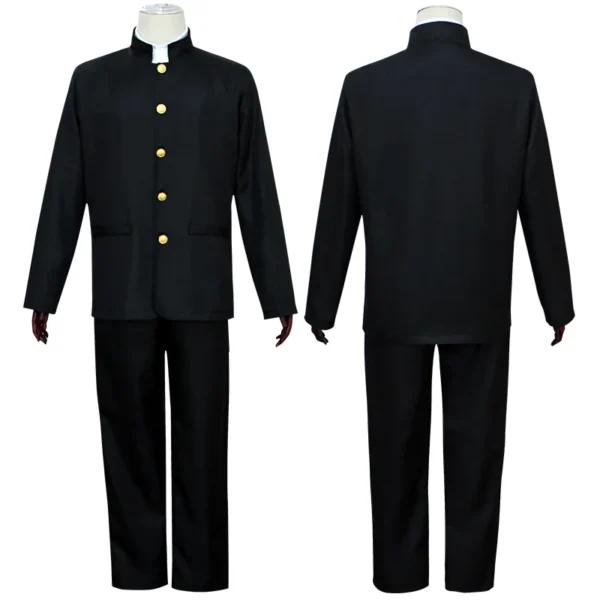 Mob Psycho 100 Mobu Saiko Hyaku Kageyama Shigeo Cosplay Costume  Men Daily Casual black Gakuran Suits Coat Pants School Uniform - Image 5